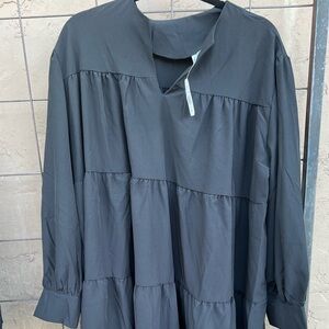 New With Tags Black Long Sleeve Dress Flowy Size XL by This That